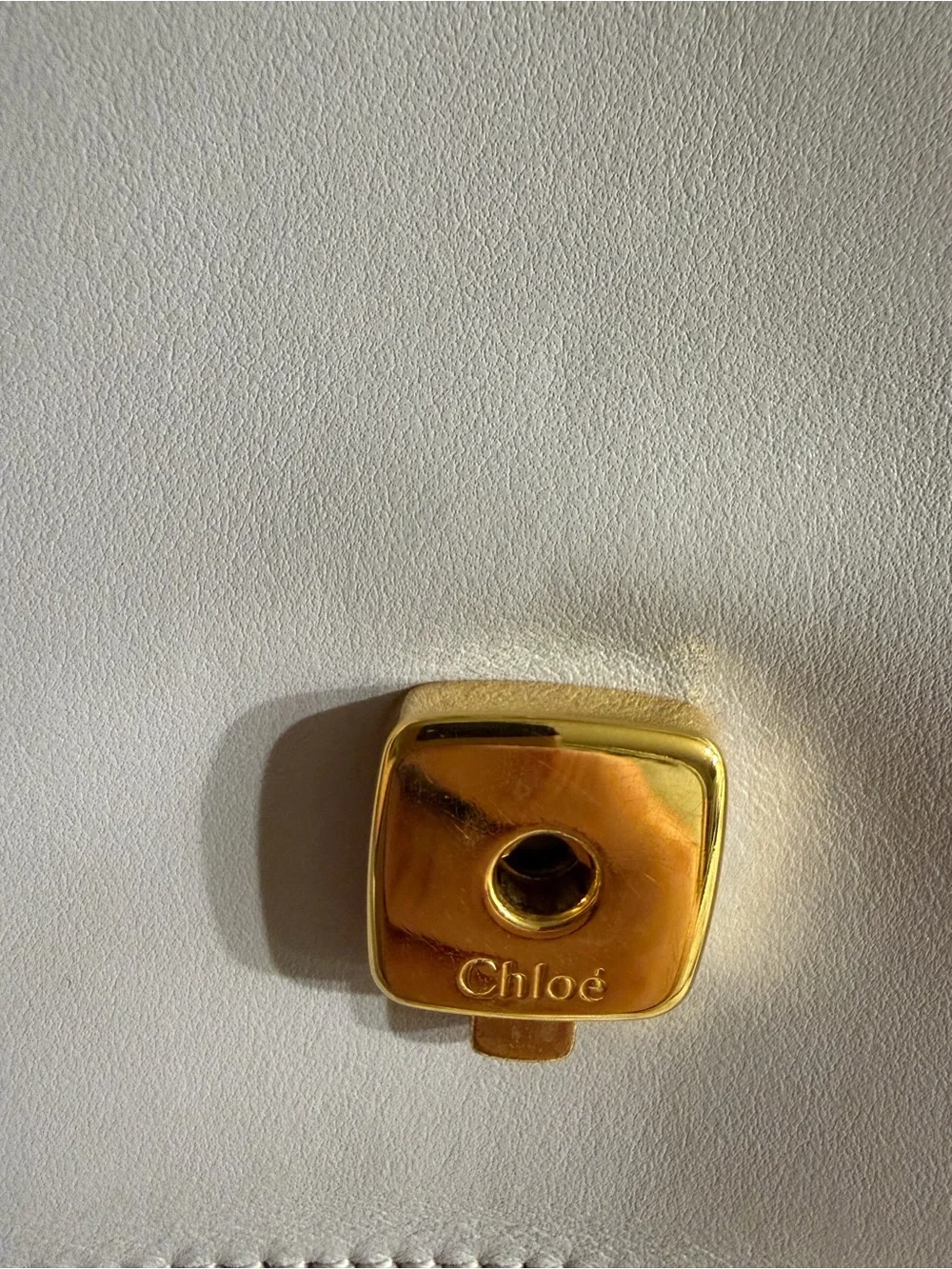 Authentic Chloé C Bag – Light Cloud Gray